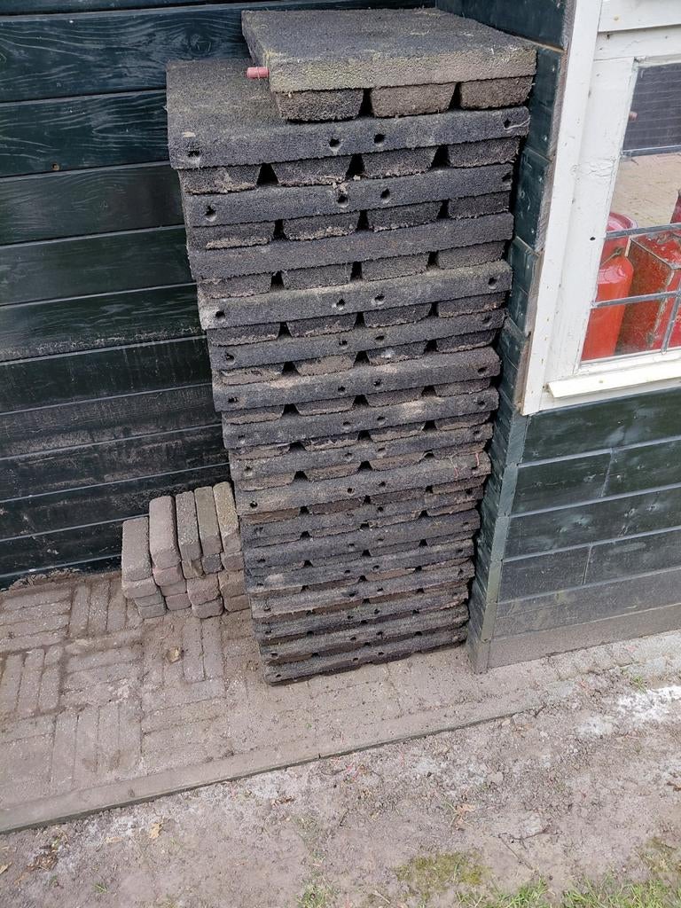 Rubber tegels 50x50, Ophalen, Overige materialen