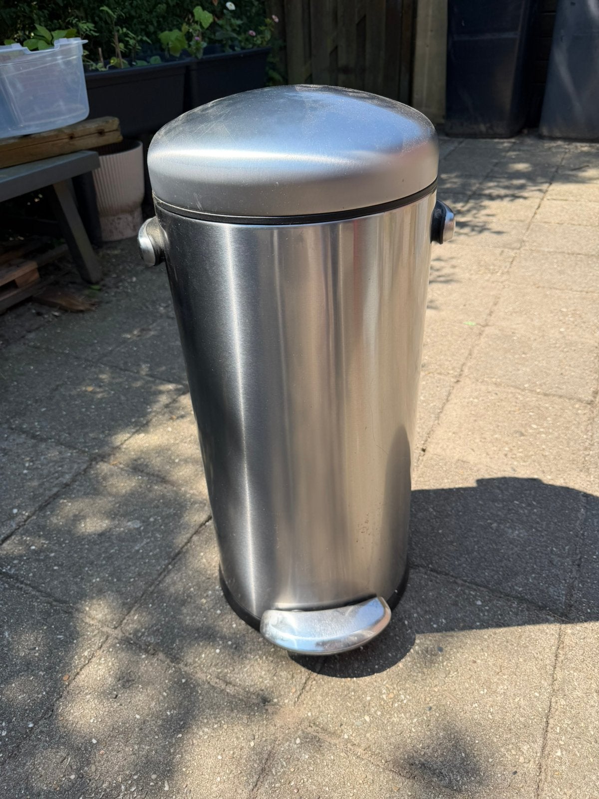 Prullenbak simplehuman, 40 liter of meer, Ophalen, Zo goed als nieuw, Kunststof