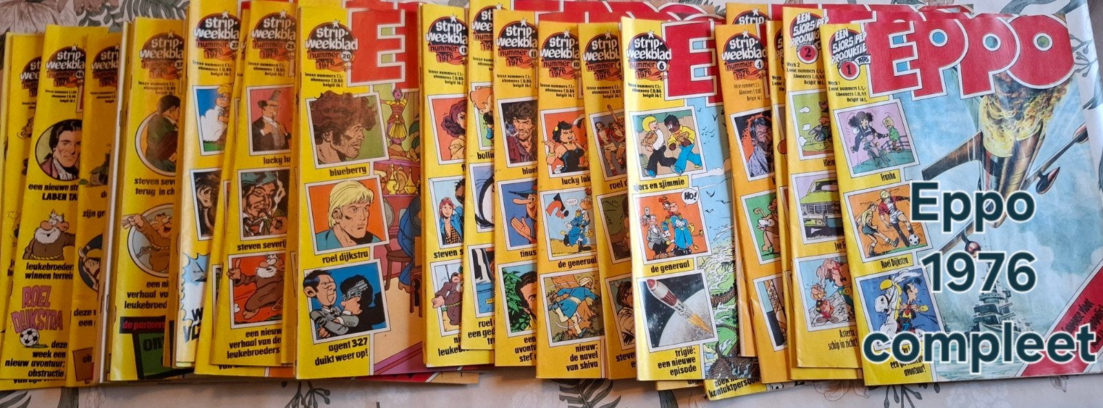 Eppo Stripweekblad 1976 Compleet, Complete serie of reeks, Ophalen of Verzenden, Gelezen, Diverse auteurs