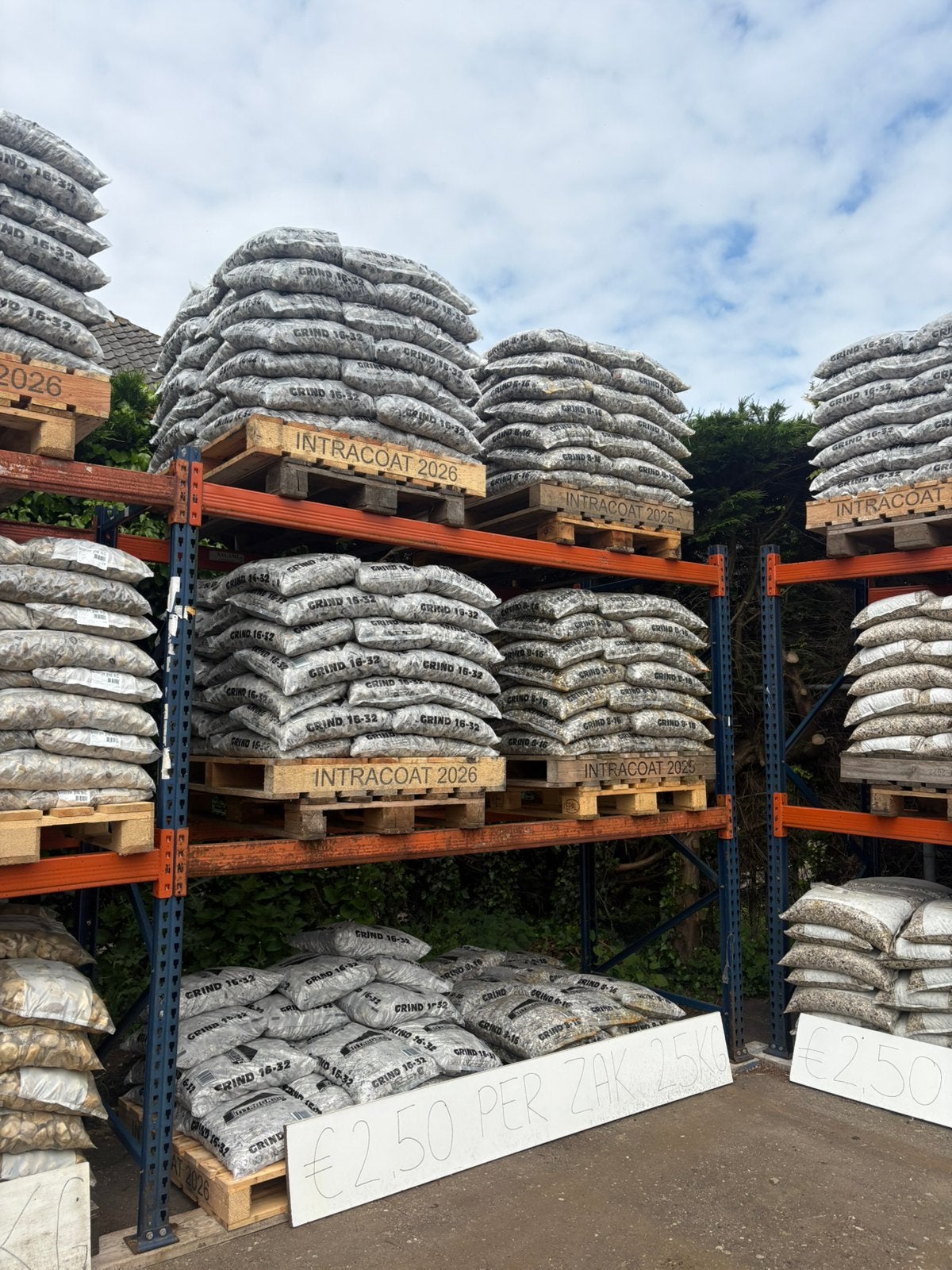 OUTLET ZAND GRIND GROND BOOMSCHORS HYDROKORRELS, Ophalen, Nieuw, Wit
