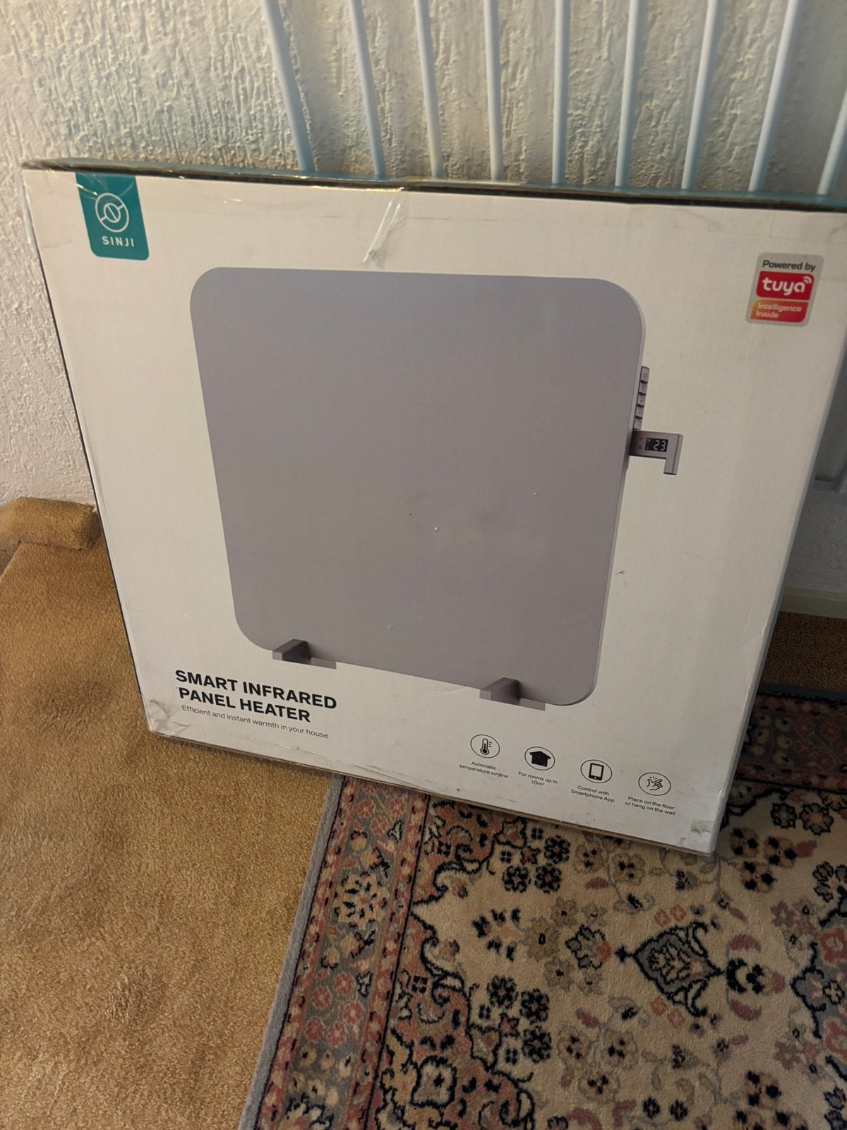 Sinji Smart Infrarood verwarming kachel nieuw, Doe-het-zelf en Verbouw, Ophalen, 30 tot 80 cm, Kachel, Zo goed als nieuw
