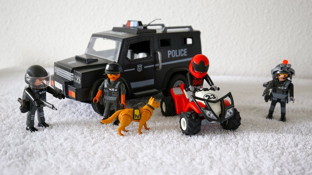 Playmobil Politie Special Force 5647 is compleet en z.g.a.n., Ophalen of Verzenden, Zo goed als nieuw, Complete set