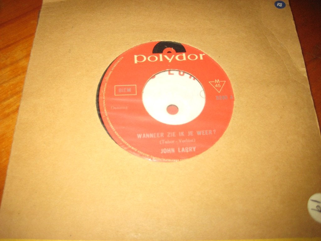John Larry: Wanneer zie ik je weer? (NO83), Ophalen of Verzenden, Zo goed als nieuw, Nederlandstalig