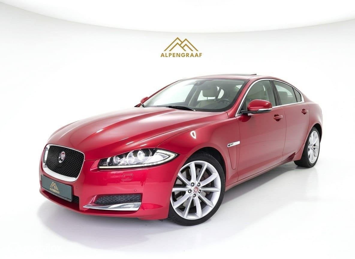 Jaguar XF 3.0 V6 340PK. schuifkanteldak|Camera|Navigatie|Led, Automaat, Achterwielaandrijving, Gebruikt, Beige