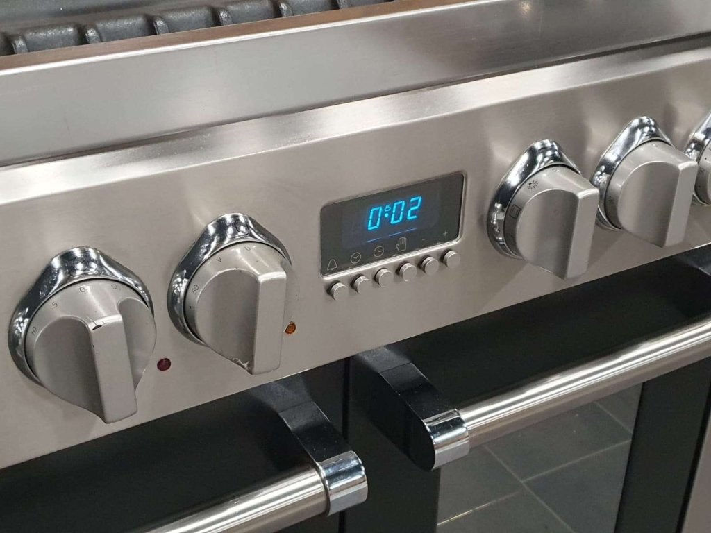 🔥 Luxe Solitaire Professional Fornuis 100cm rvs friteuse, Witgoed en Apparatuur, Fornuizen, Niet ingevuld, 60 cm of meer, Niet ingevuld