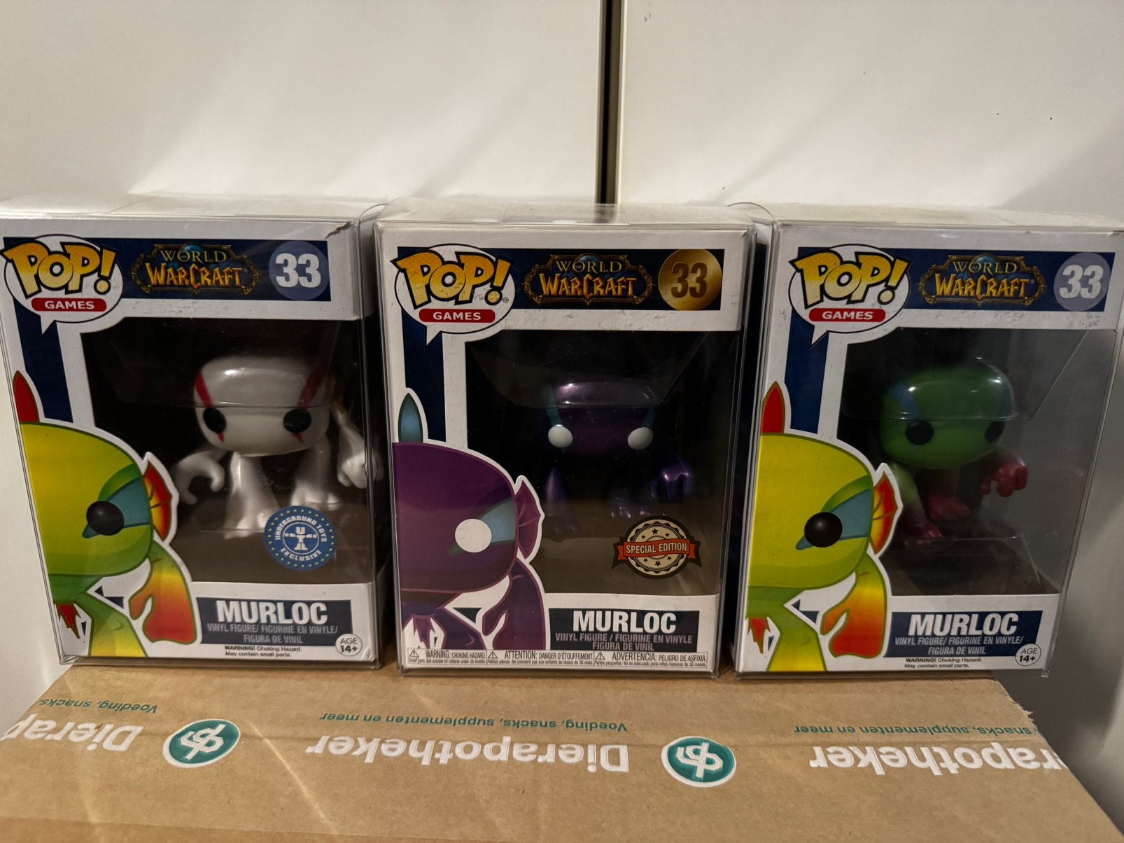 Funko Pop! World of Warcraft Murloc set van 3, Ophalen of Verzenden, Zo goed als nieuw
