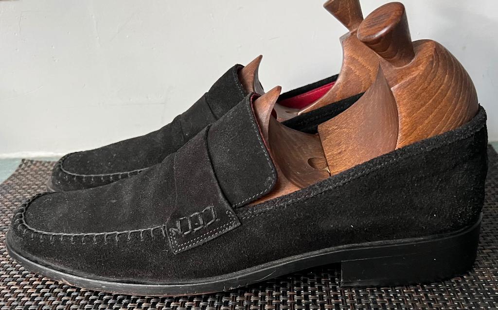 Peter van Holland moccasins. Mt 42., Zwart, Peter van Holland, Ophalen of Verzenden, Zo goed als nieuw