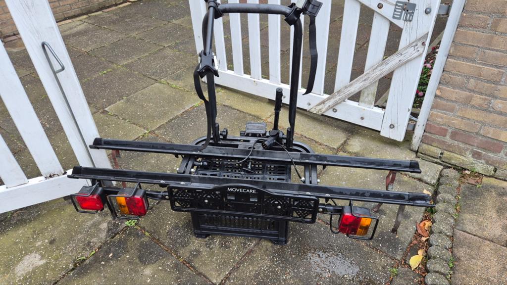 Movecare Compact 2 fietsendrager voor 2 e-bikes (9/13-polig), Ophalen