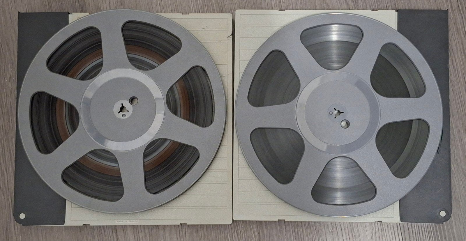 2 Bandrecorder Spoelen 10 inch met Tape, Audio, Tv en Foto, Ophalen of Verzenden, Onderdeel, Met banden