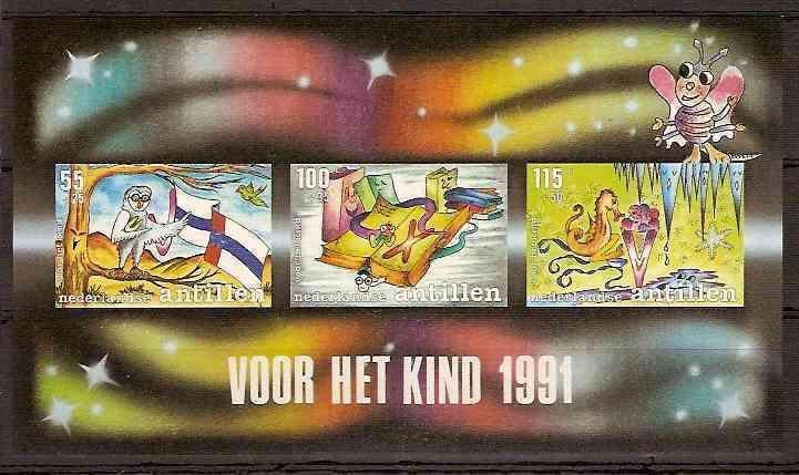Nederlandse Antillen 990 postfris Kinderpostzegels 1991, Ophalen of Verzenden, Postfris