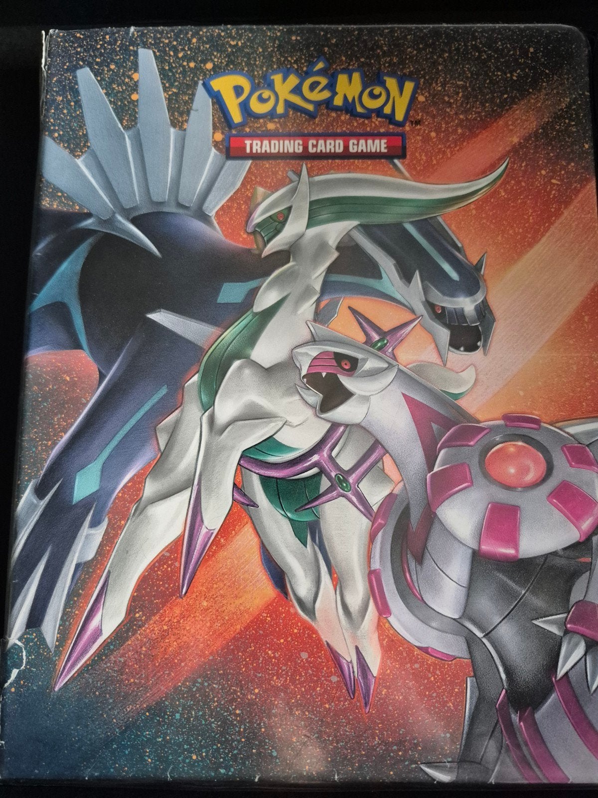 Pokémon kaarten in map - bijna vol, 3 kaarten per sleeve, Ophalen of Verzenden, Gebruikt, Meerdere kaarten