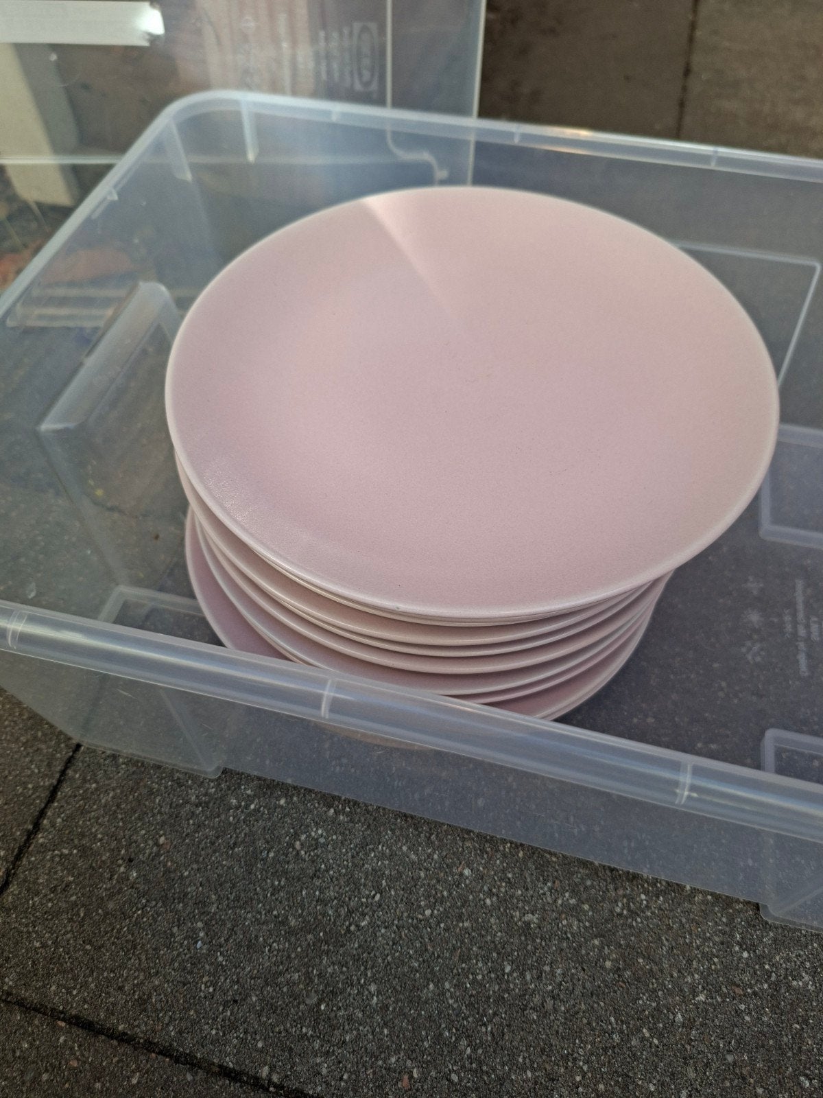 IKEA ontbijtbordjes - 11 stuks, roze, Ophalen, Gebruikt, IKEA, Bord(en)