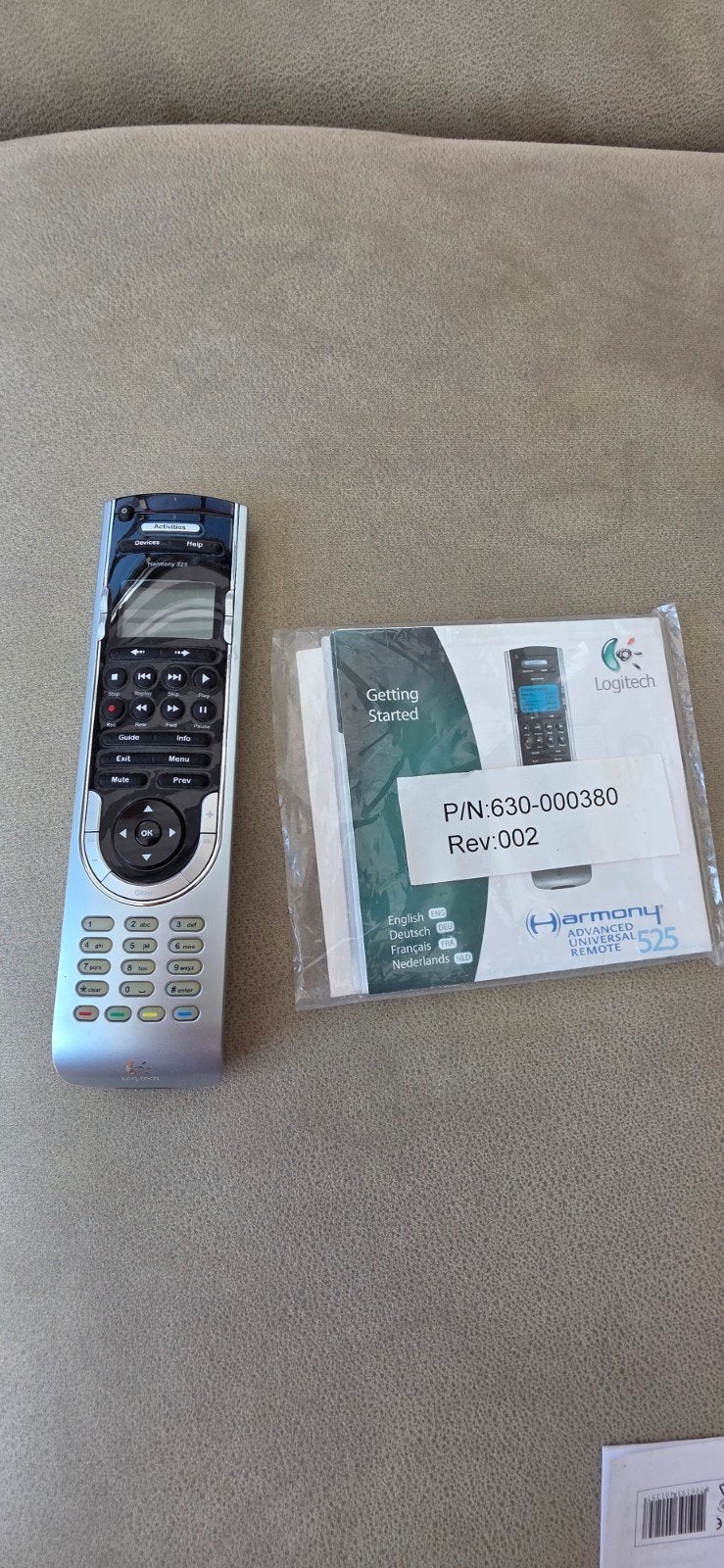 Logitech Harmony 525 Universele Afstandsbediening, Ophalen, Gebruikt, Universeel, Met display