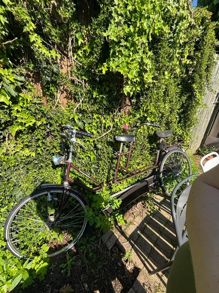 Gazelle tandem - opknapper of voor onderdelen, Ophalen, Gebruikt