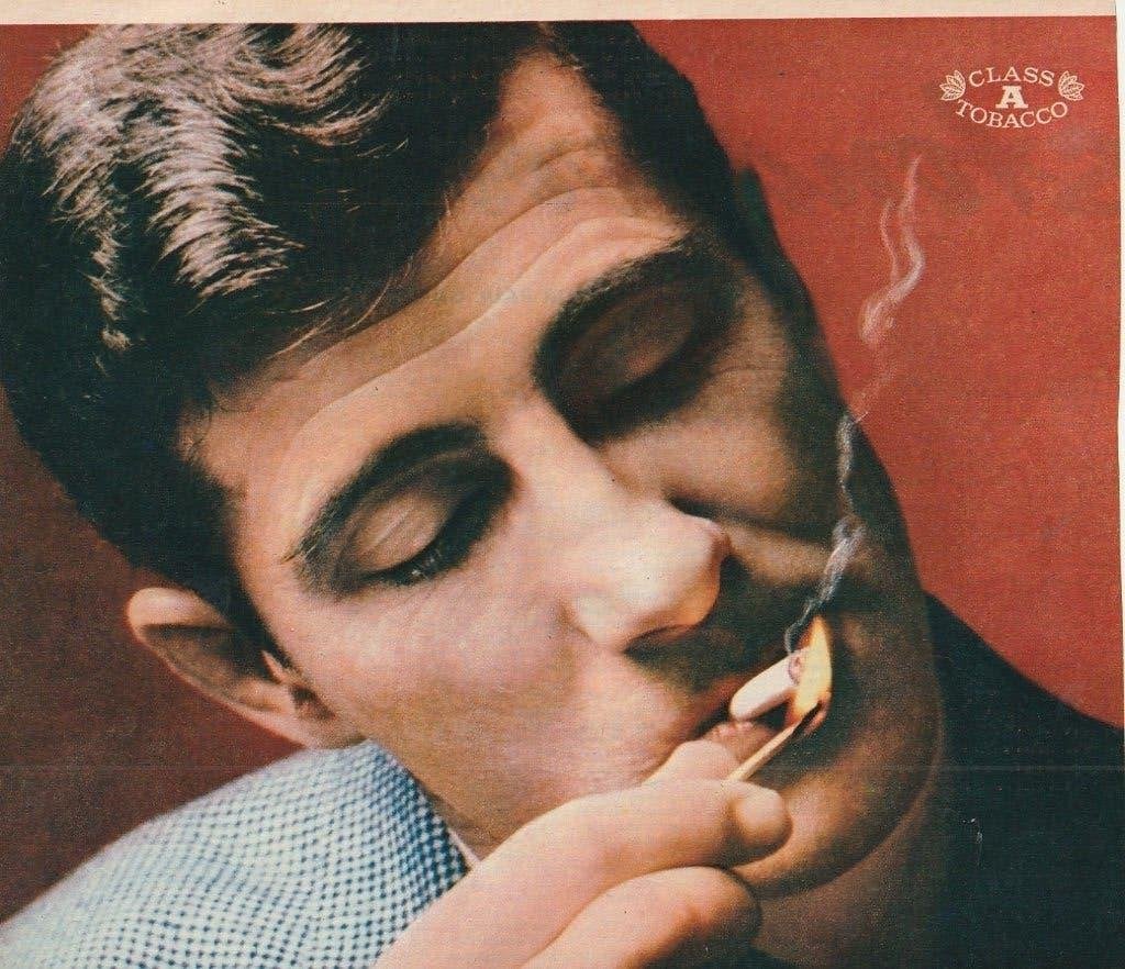 retro reclame 1962 Drum shag de fijne smaak, Verzenden, Overige typen