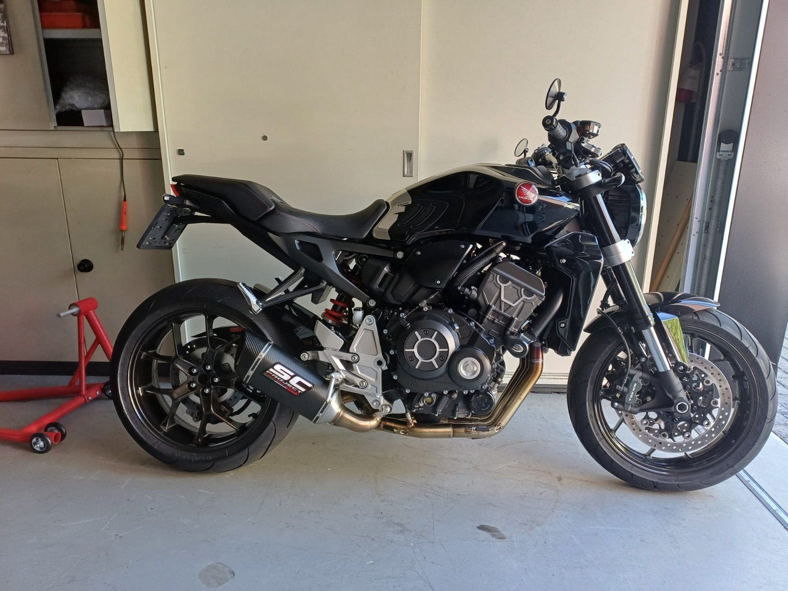 Black Widow headers met SC Project demper voor CB1000R, Ophalen of Verzenden, Nieuw