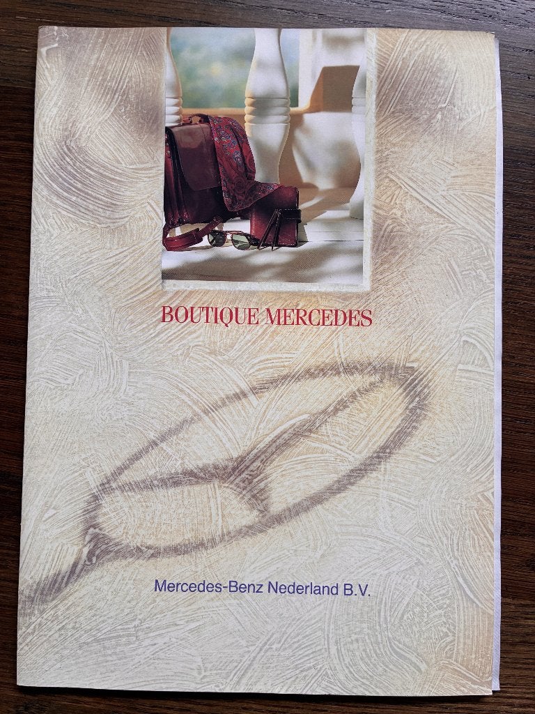 Mercedes Boutique folder 1991/1992, Ophalen of Verzenden, Zo goed als nieuw, Mercedes