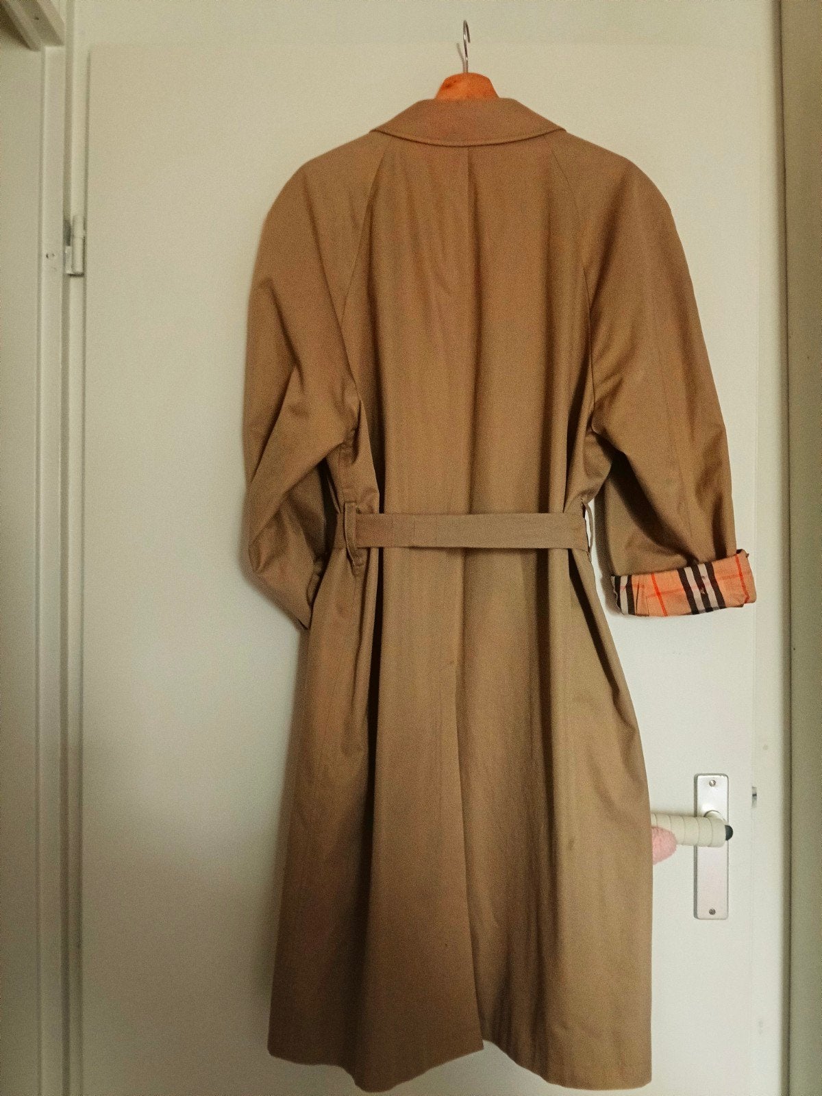 Vintage Burberry Trenchcoat - Tijdloze Elegantie, Kleding | Dames, Jassen | Zomer, Maat 38/40 (M), Beige, Ophalen of Verzenden