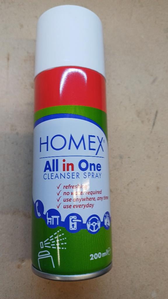 11 x Homex all in one cleaner spray 200ml spuitbus nieuw, Meerkleurig, Overige materialen, Overige stijlen, Nieuw