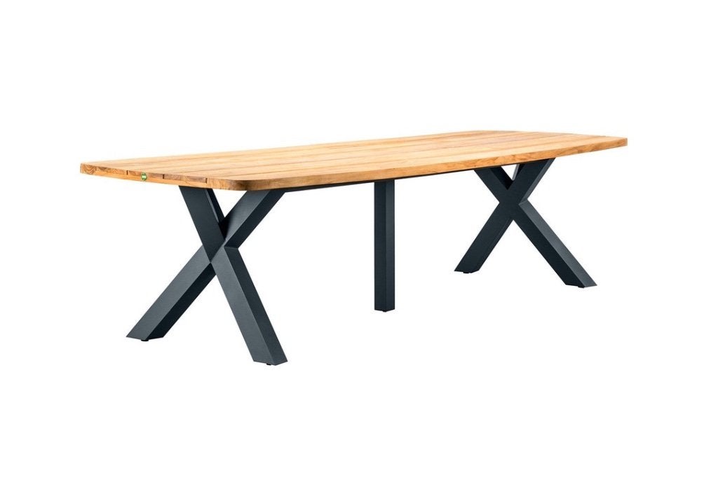 Nieuw - Suns Atlanta Teak hout tuin tafel - 300 cm, Tuin en Terras, Tuintafels, Ophalen of Verzenden, Nieuw, Rechthoekig, Teakhout
