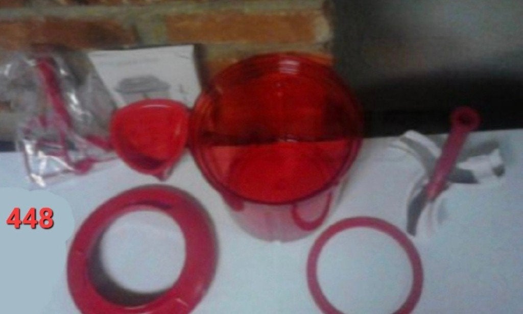 Tupperware SuperChef uitbreidingsset (rood) + bundel kado, BPA-vrij, Overige typen, 1350 ml, Nieuw