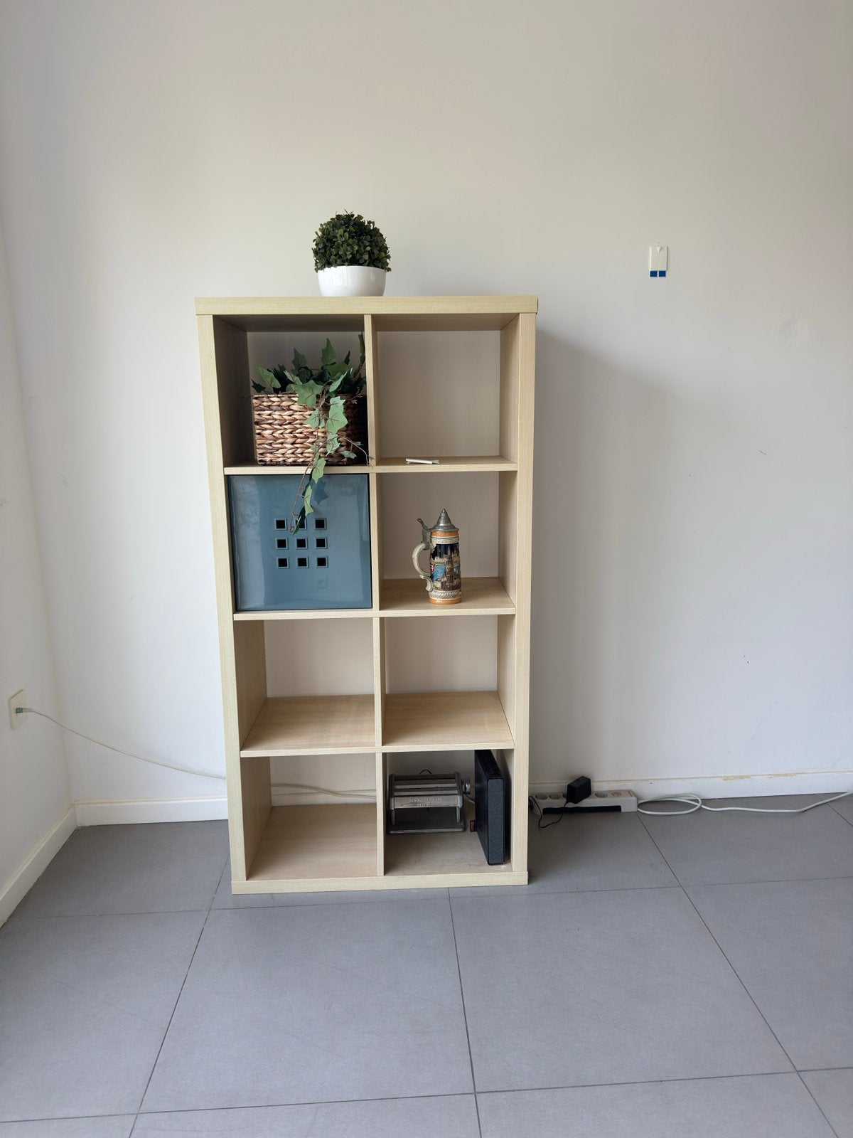IKEA Kallax Kast - Licht Houtkleur - 8 Vakken, Ophalen, Gebruikt
