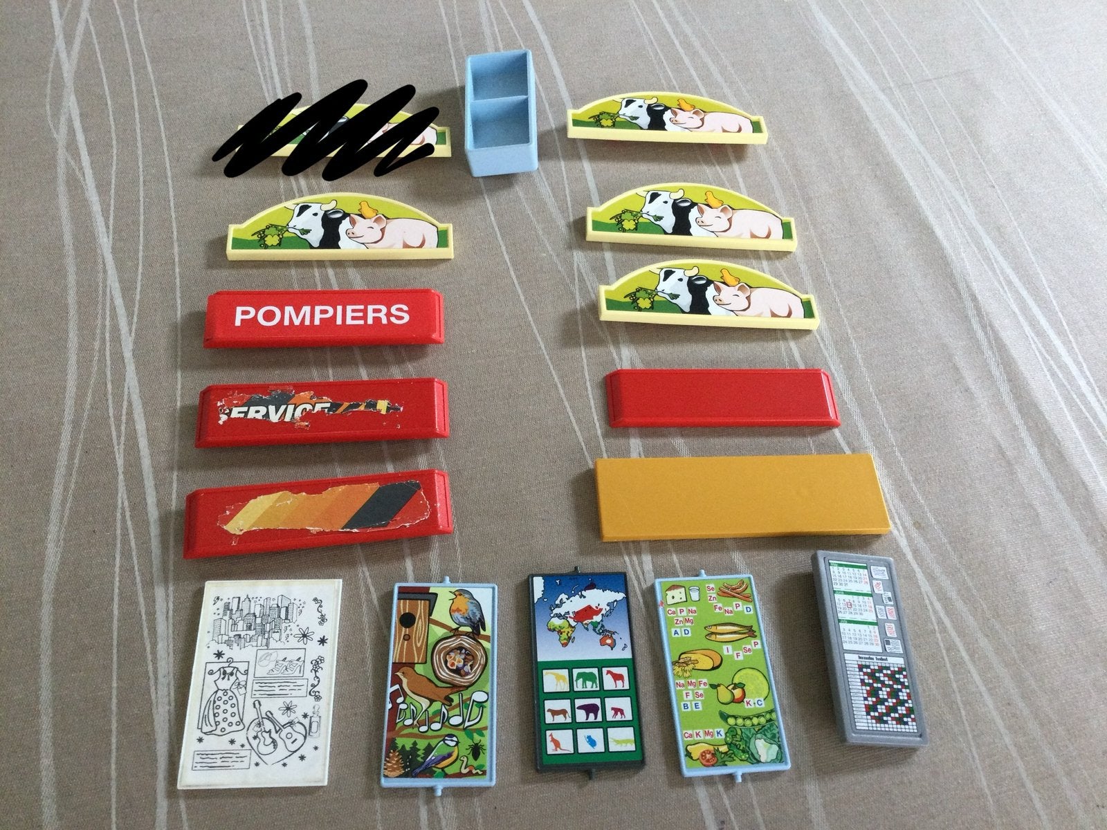 Playmobil klikborden voor in gebouwen., Ophalen of Verzenden, Gebruikt