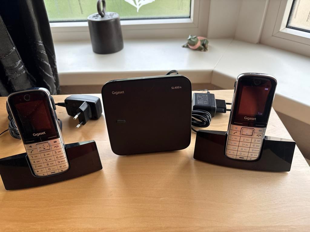 Gigaset SL400A DECT telefoon met 2 handsets, Ophalen of Verzenden, Zo goed als nieuw, 2 handsets