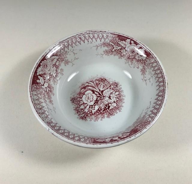 Antieke bowl schaaltje Jardinière U & C Sarreguemines, Antiek en Kunst, Ophalen of Verzenden