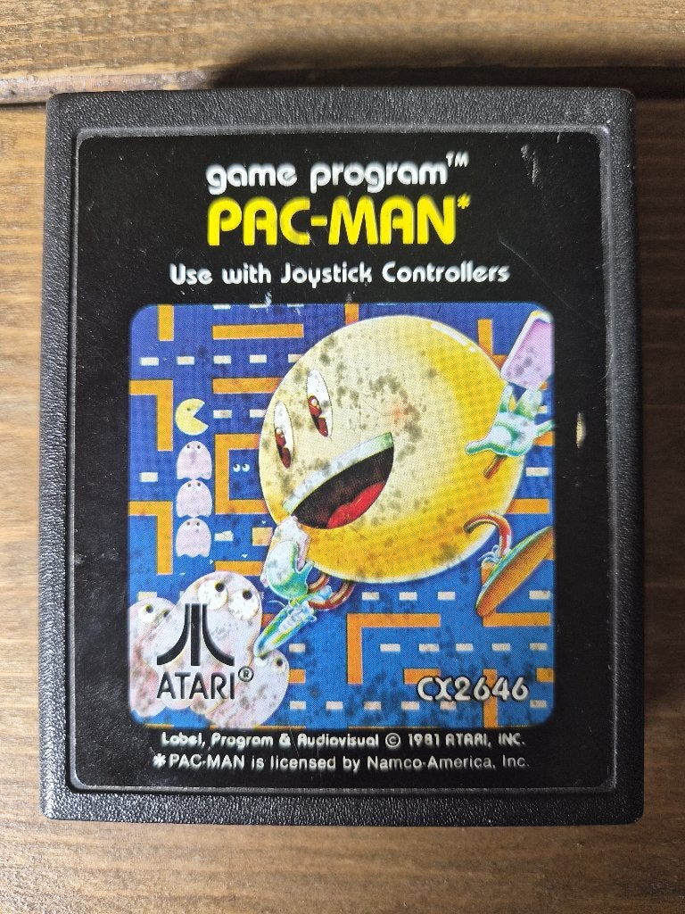 Pac man / atari 2600 game / werkend, Spelcomputers en Games, Avontuur en Actie, Gebruikt, 1 speler, Ophalen of Verzenden