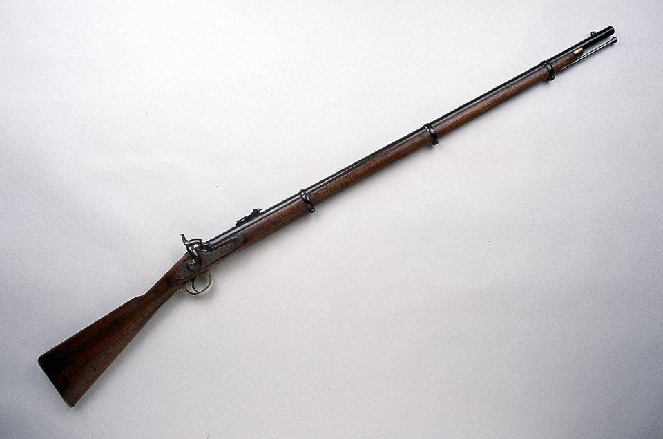 Enfield 1853, Ophalen of Verzenden, Landmacht, Nederland, Embleem of Badge