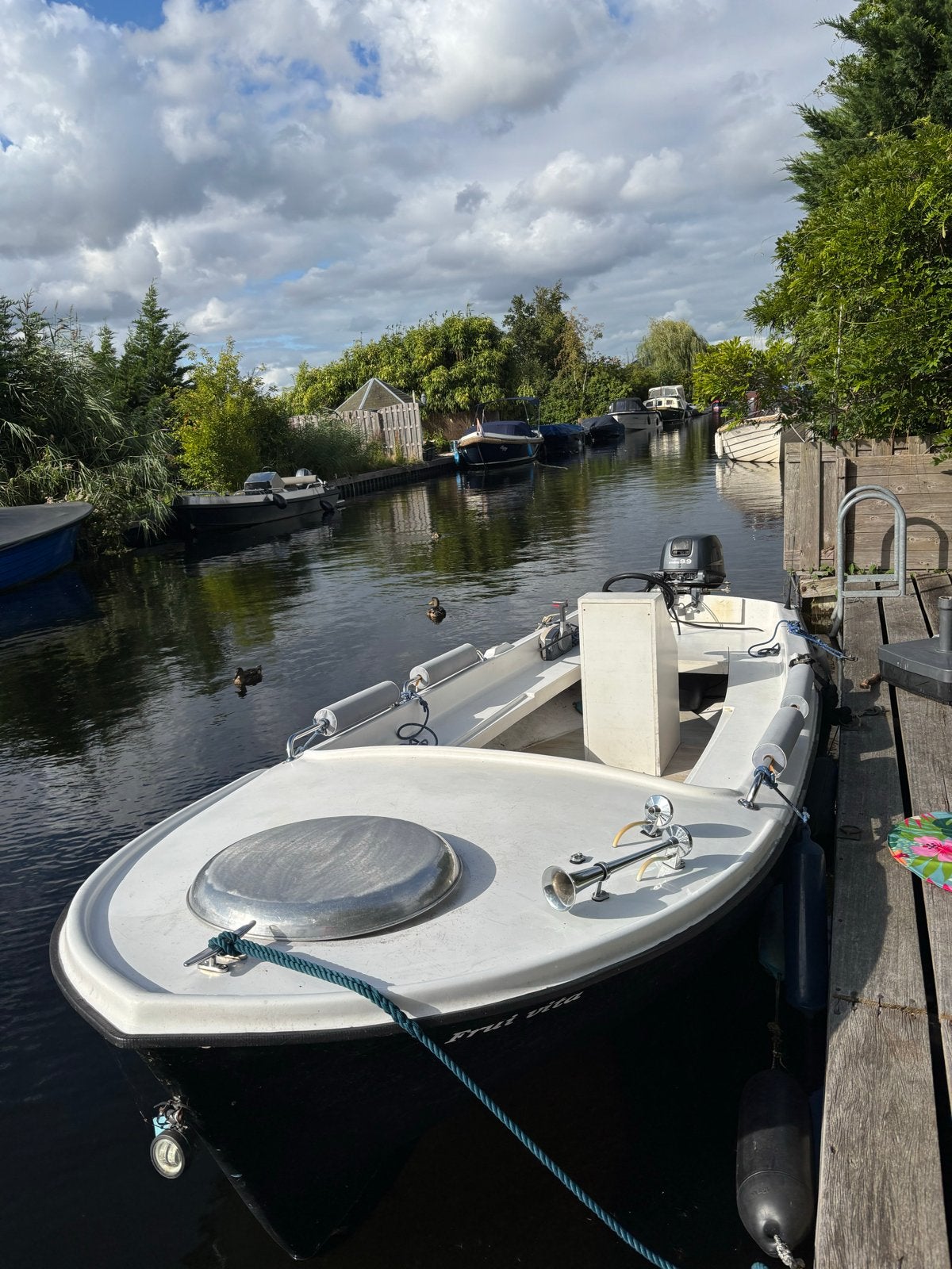 Vinkeveen sloep met Yamaha 9.9 PK buitenboordmotor, Watersport en Boten, Ophalen, Overige merken, Gebruikt, Buitenboordmotor