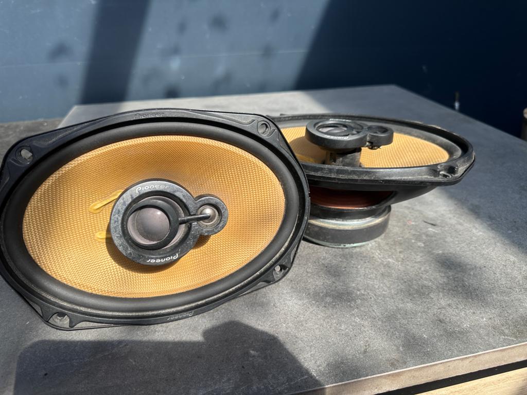 Pioneer auto speakers - Ovale boksen, Auto diversen, Ophalen of Verzenden, Gebruikt