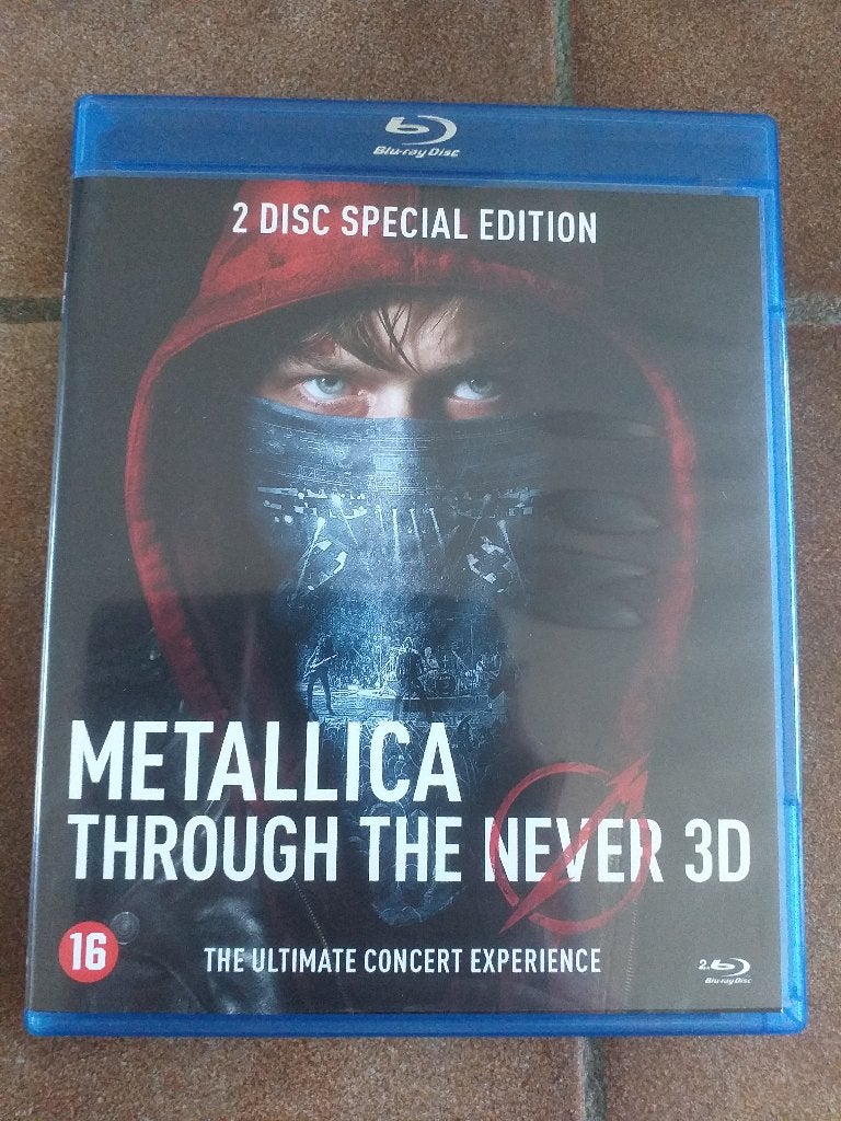 Metallica Through The Never 3D Bluray + 2D Bluray, Cd's en Dvd's, Muziek en Concerten, Engels, Vanaf 16 jaar, Concert