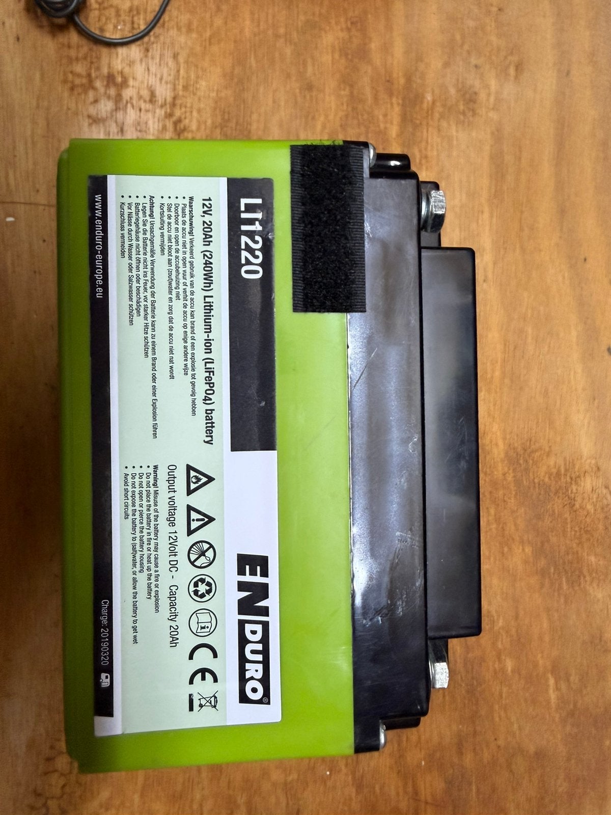 Caravan mover accu, Ophalen, Gebruikt