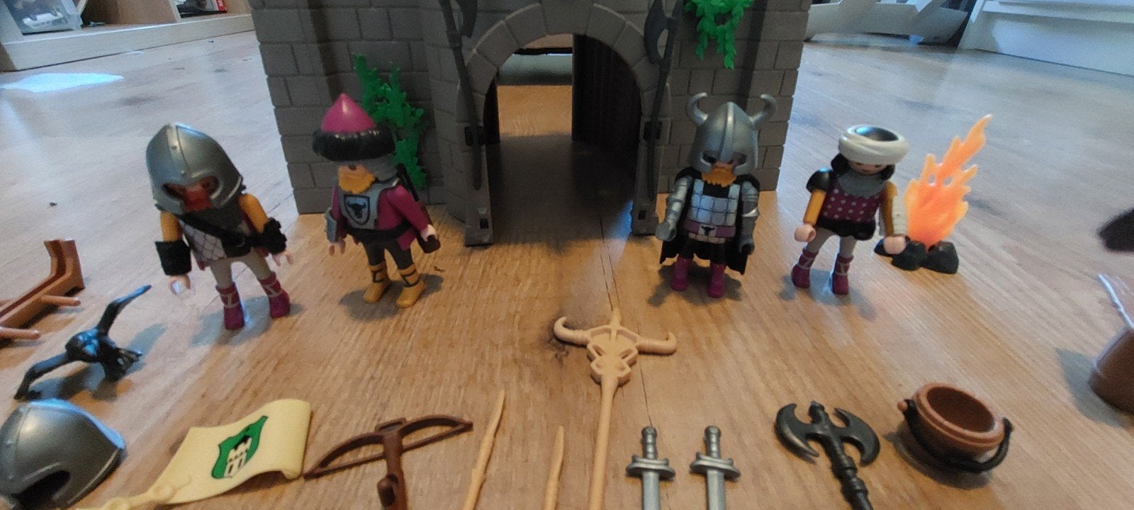 Playmobil Barbaren ruine. 4435 met Figuren en Accessoires, Gebruikt, Complete set, Kasteel/Fort, Historisch