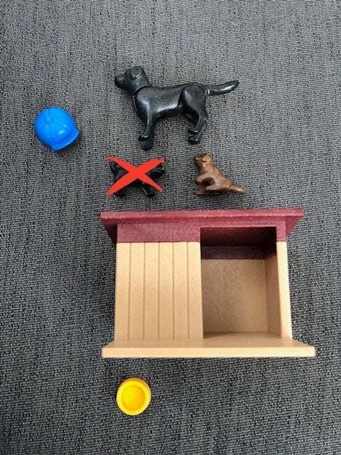 Playmobil 5125 Hond met puppy's incompleet, Ophalen of Verzenden, Zo goed als nieuw