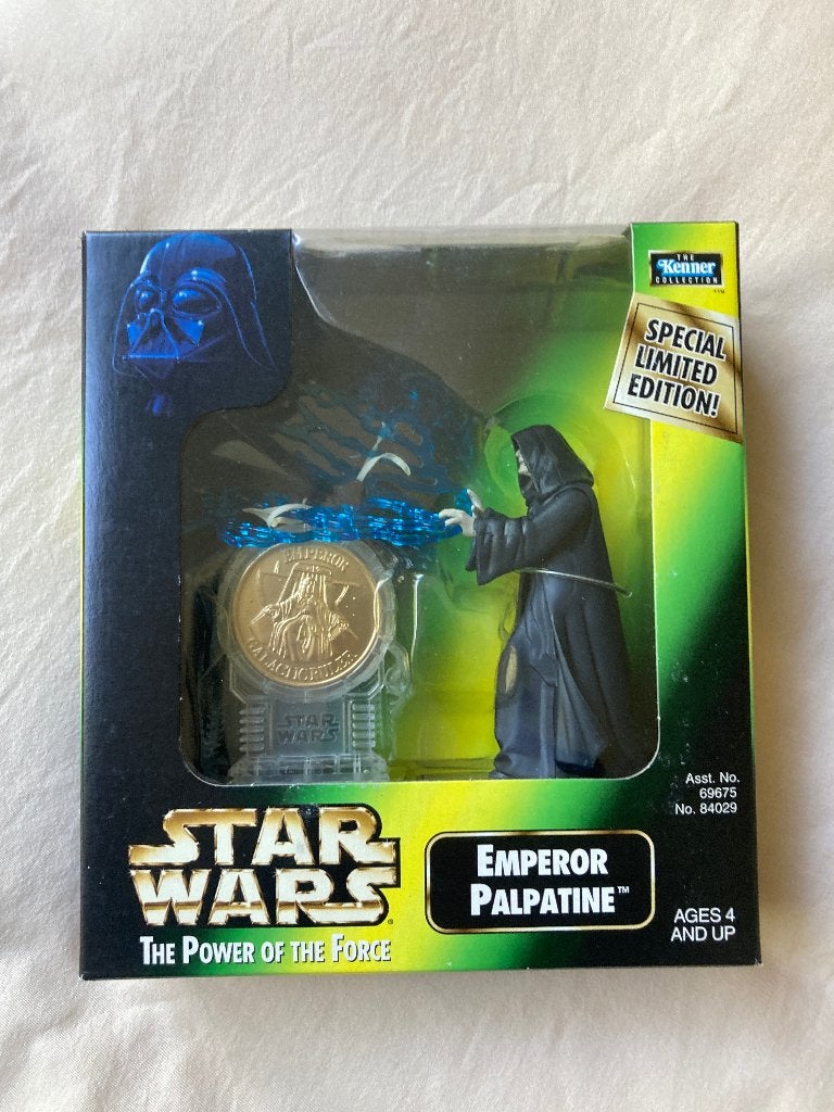 Star Wars POTF new millennium minted coin emperor Palpatine, Ophalen of Verzenden, Nieuw, Actiefiguurtje