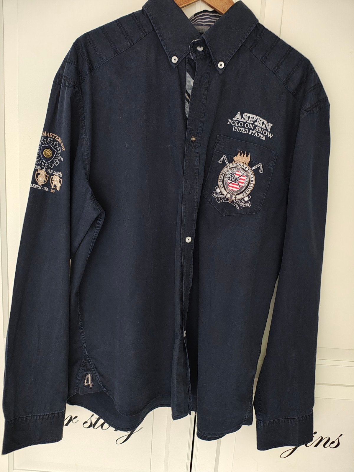 Van Santen & Van Santen Kwaliteits Overhemd XXXL, Blauw, Ophalen of Verzenden, Zo goed als nieuw, Overige halswijdtes