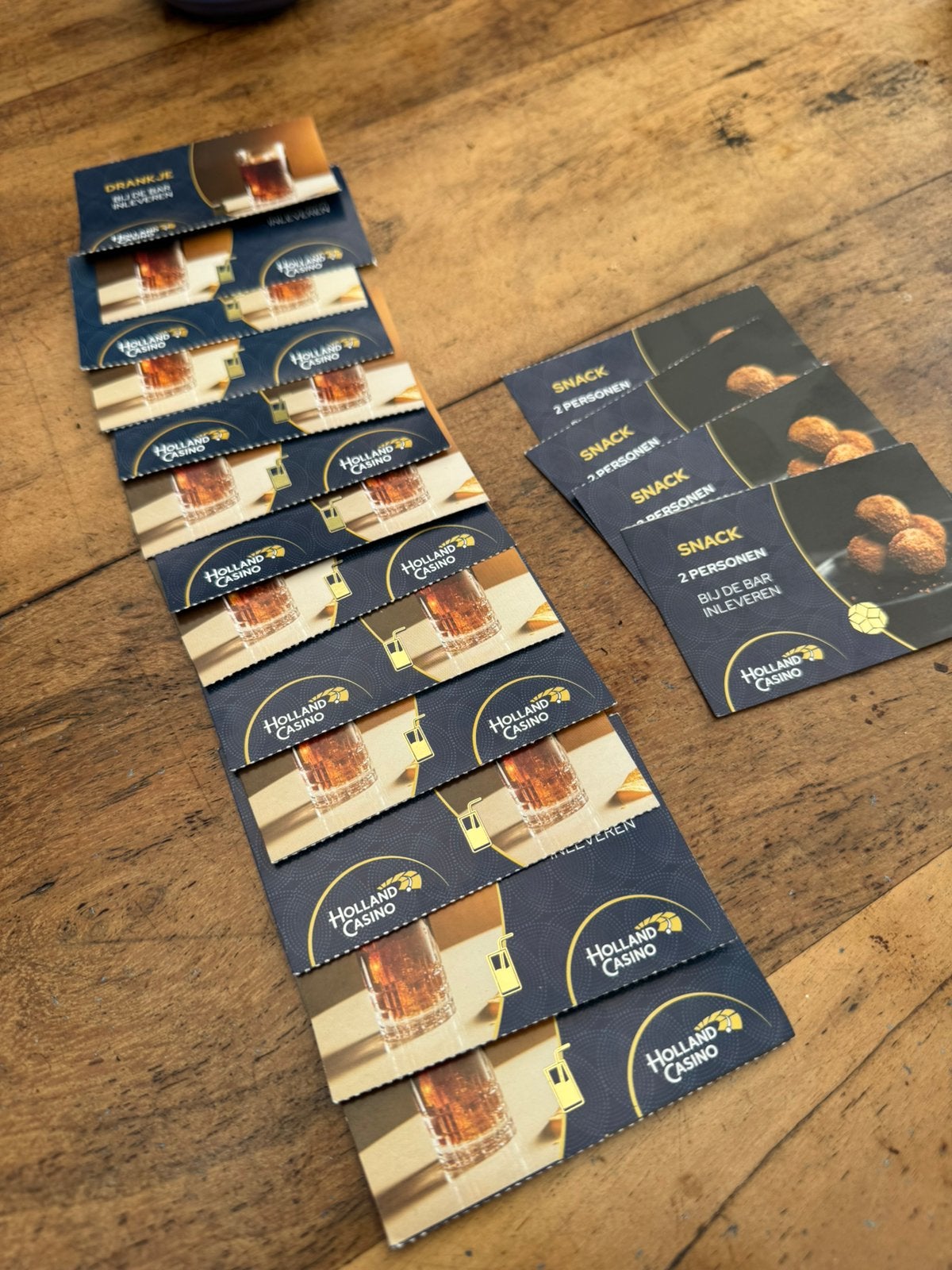 Holland casino vouchers bonnen 17 stuks, Twee personen