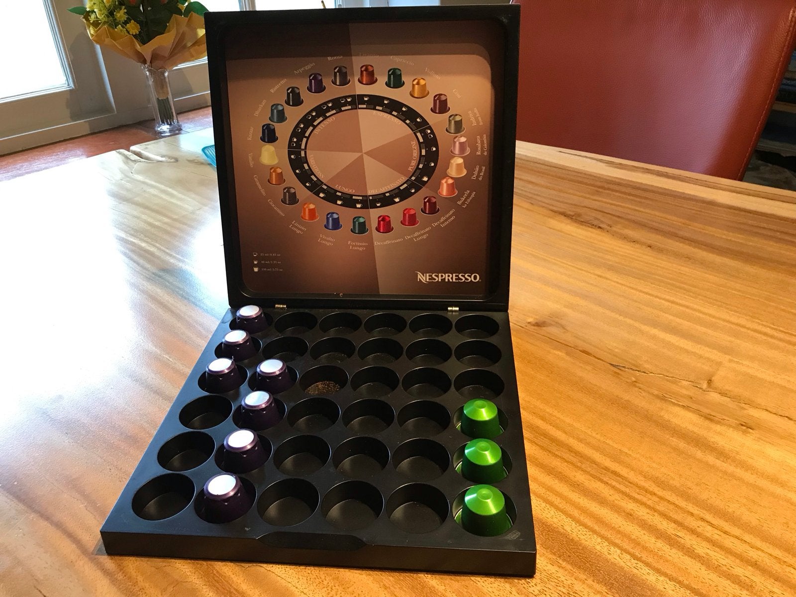 Vintage Nespresso Discovery Box / Presentatiekist 36 capsule, Ophalen of Verzenden, Zwart, Overige materialen, Overige merken