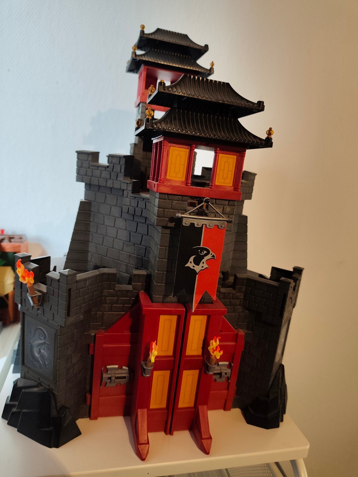 2x Playmobil Kasteel met veel accessoires en draken, Kinderen en Baby's, Speelgoed | Playmobil, Ophalen, Gebruikt, Complete set