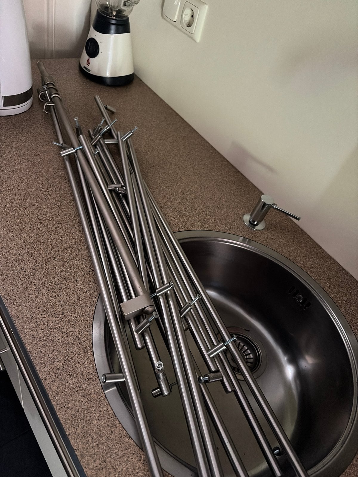 Siematic Keuken Handgrepen - RVS Look, Huis en Inrichting, Ophalen, Zilver, Metaal, Overige merken