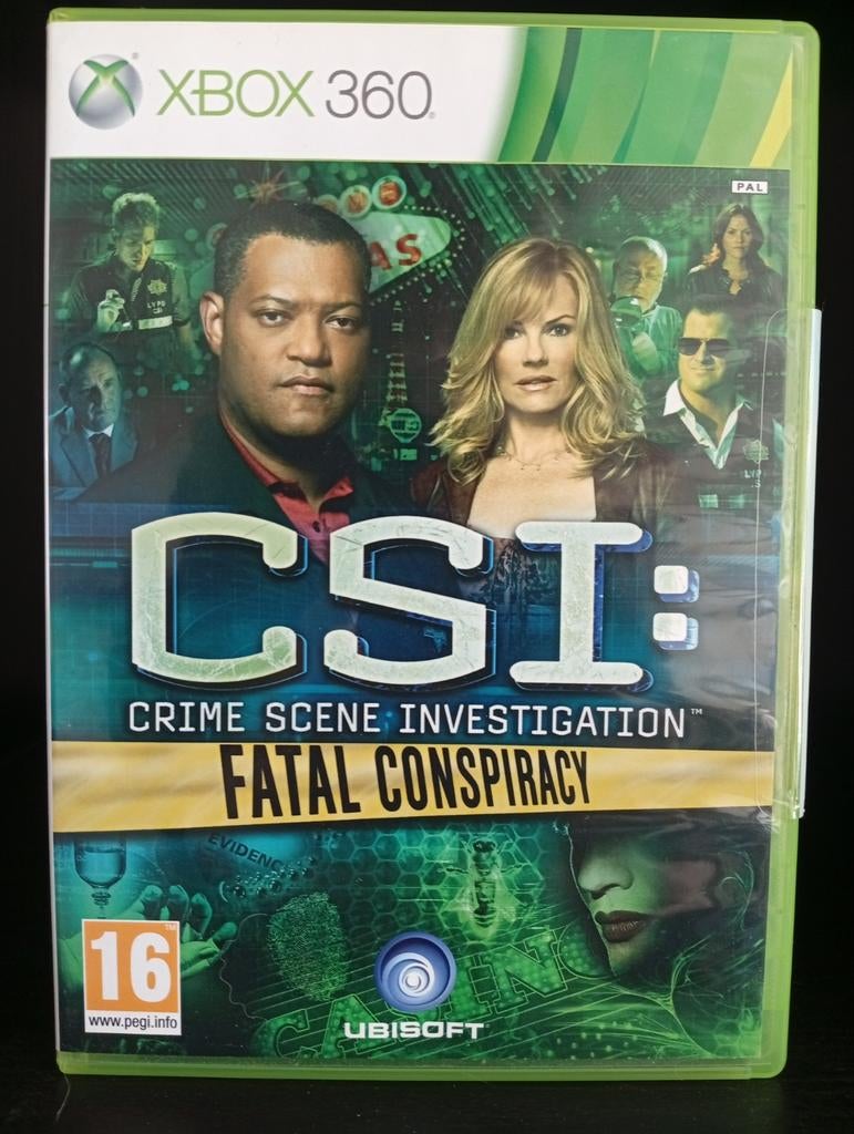 CSI: Crime Scene Investigation Fatal Conspiracy Xbox 360, Spelcomputers en Games, Games | Xbox 360, Gebruikt, Puzzel en Educatief