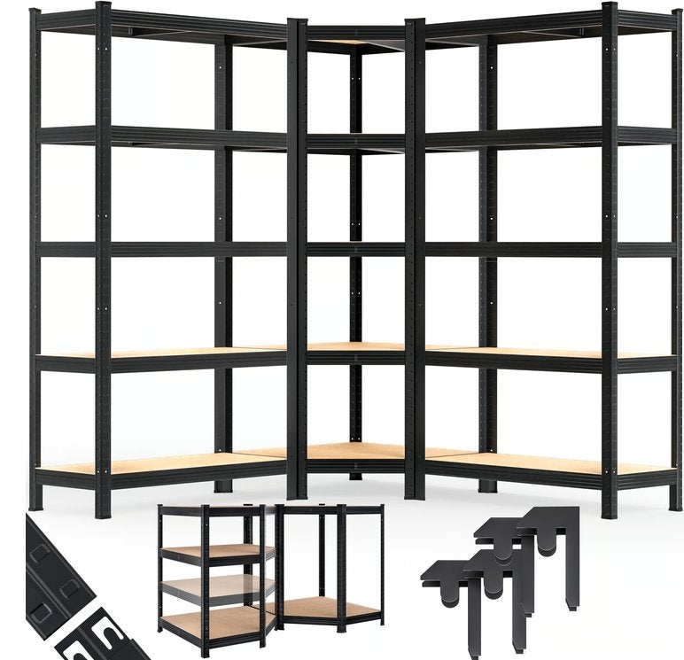Stellingkast en hoekrekken set van 3 GRATIS BEZORGD!, Huis en Inrichting, Verzenden, Nieuw, Nvt, Nvt