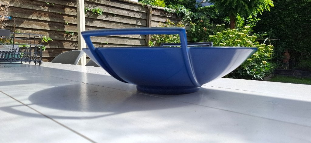 Le creuset Wok, Huis en Inrichting, Keuken | Potten en Pannen, Ophalen, Zo goed als nieuw, Gietijzer, Wok
