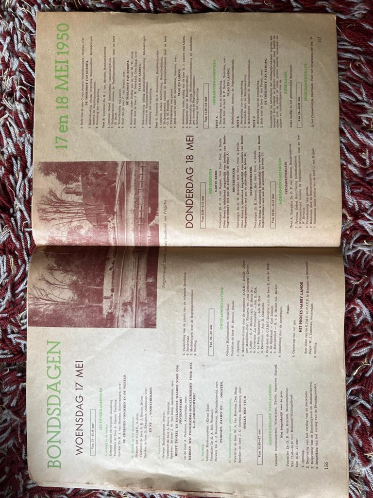De Jongeman Weekblad CJMV Bondsdagnummer - 17 en 18 Mei 1950, Boeken, Ophalen, Gelezen, Overige typen