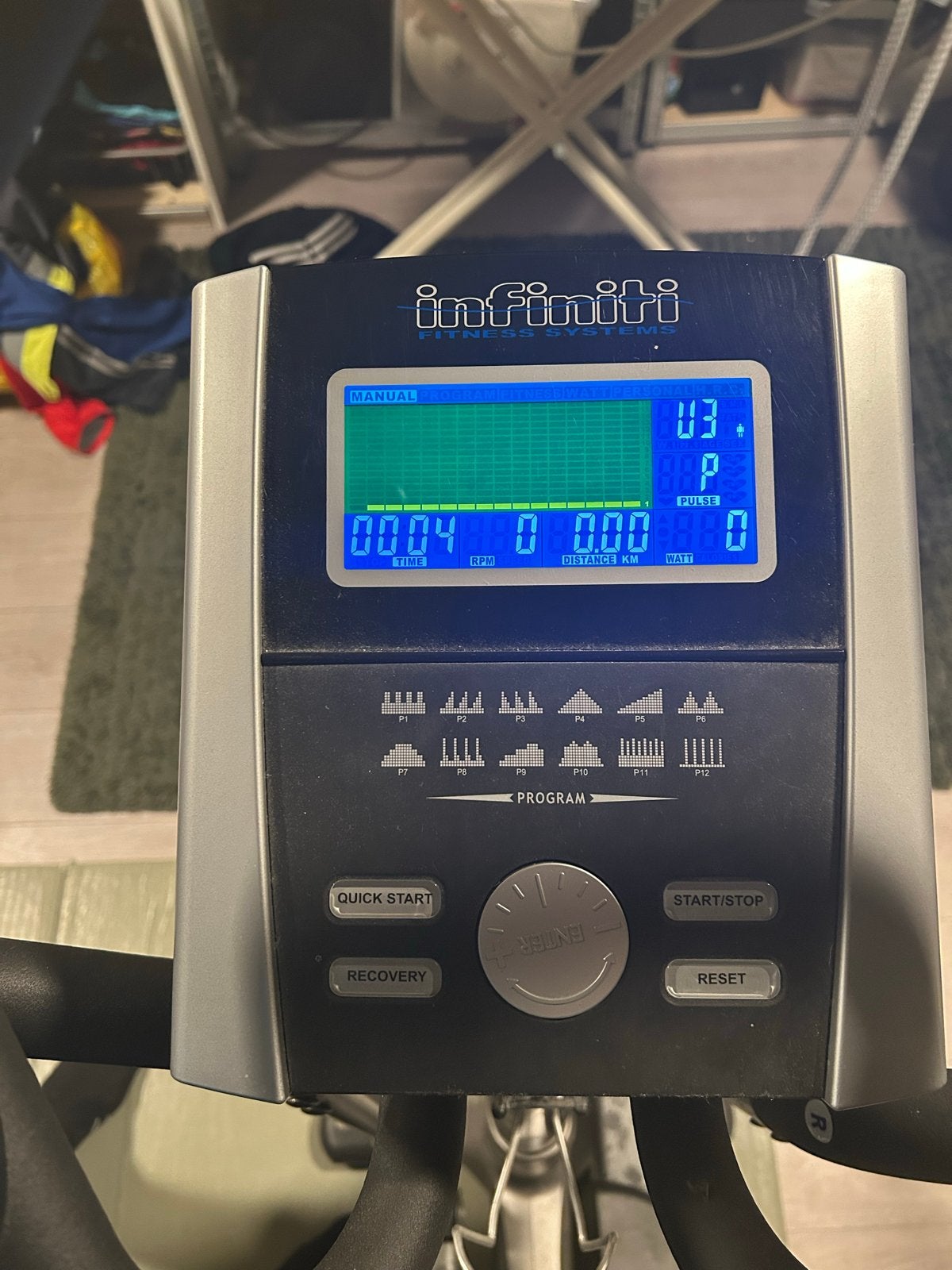 Infiniti Crosstrainer - Zeer goede staat, diverse programma', Ophalen, Gebruikt, Crosstrainer, Metaal