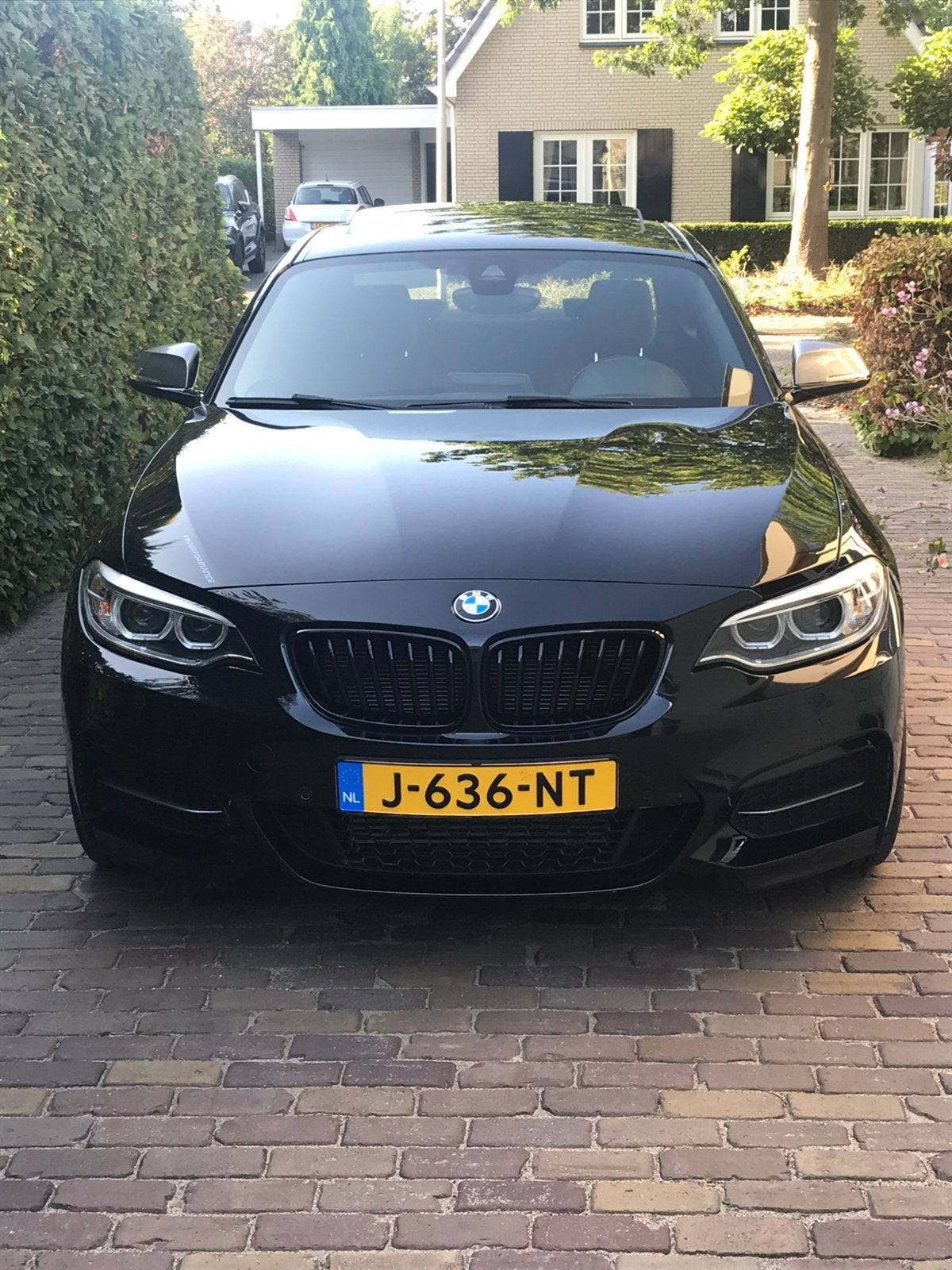 BMW M235i X-drive 2015, Auto's, Zwart, 4 stoelen, Zwart, Vierwielaandrijving