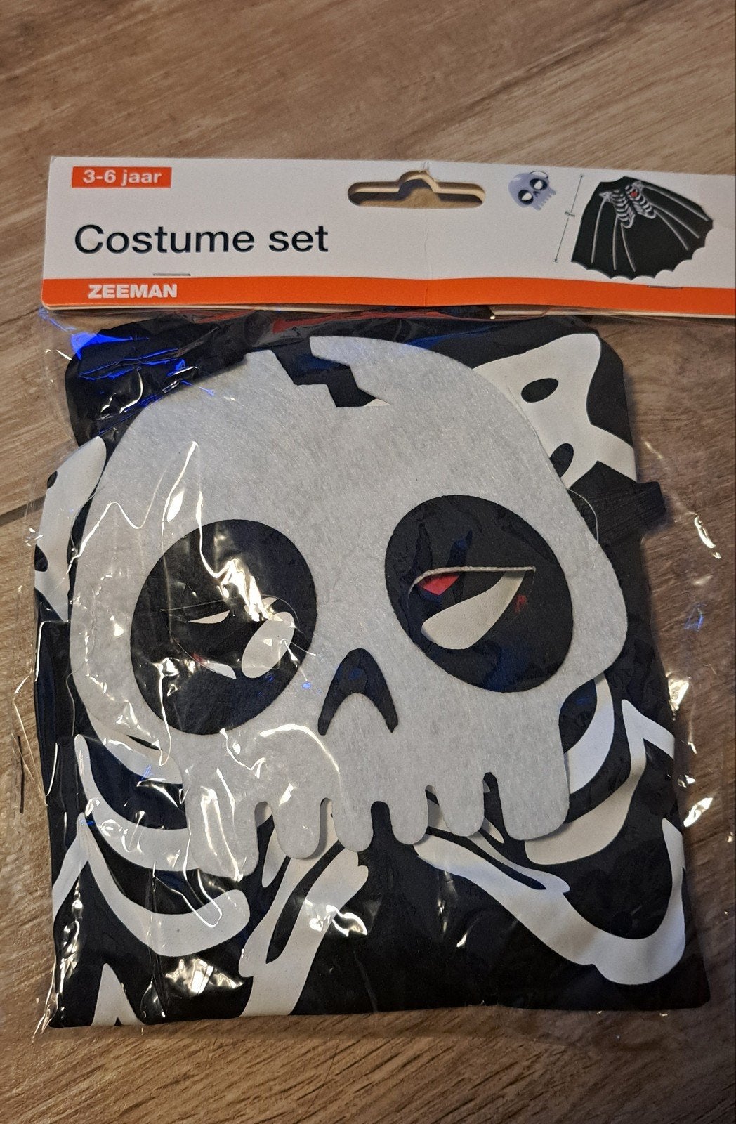 Halloween skelet pak voor kinderen 3-6 jaar, Ophalen